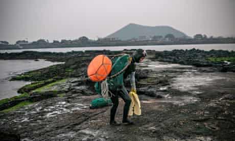 The haenyeo, or "sea women" of Jeju Island