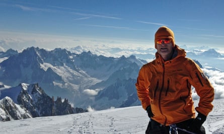 Kevin Rushby on Mont Blanc summit