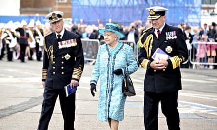 The Queen at the naming of HMS Queen Elizabeth