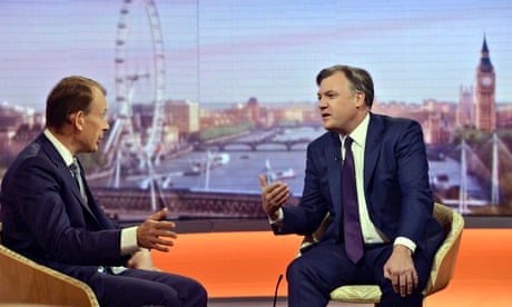 Ed Balls on The Andrew Marr Show
