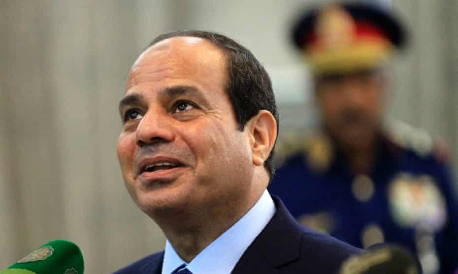 Abdel Fatah al-Sisi: first admission trial was damaging.