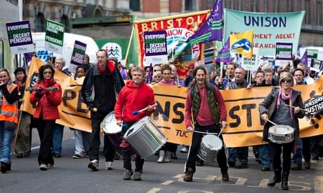 Bristol public sector strikers 2011