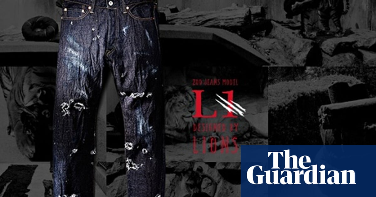 Zoo Jeans Would You Wear Denim Custom Ripped By Lions And Tigers Jeans The Guardian