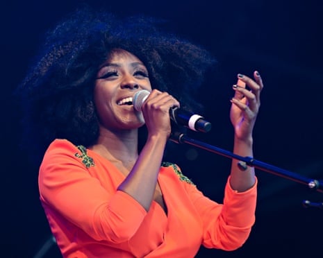 laura mvula leather dress Laura Mvula Performed At The Team GB Homecoming In The Frankie Shop