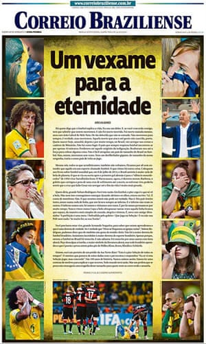 International Front Pages: 'A disgrace for eternity' from Correio Braziliense, Brazil