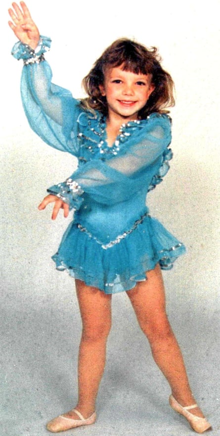 Britney at a dance pageant when she was just 4 years old.