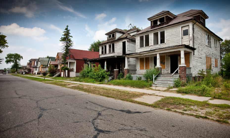 abandoned houses in Detroit