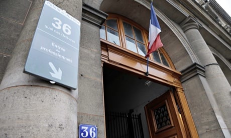 Paris police headquarters at 36 Quai des Orfèvres