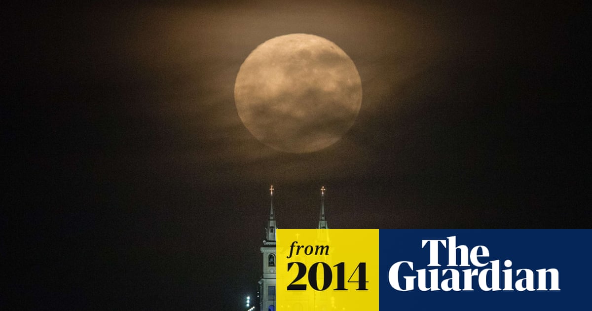 Supermoon lights up skies around the world – in pictures