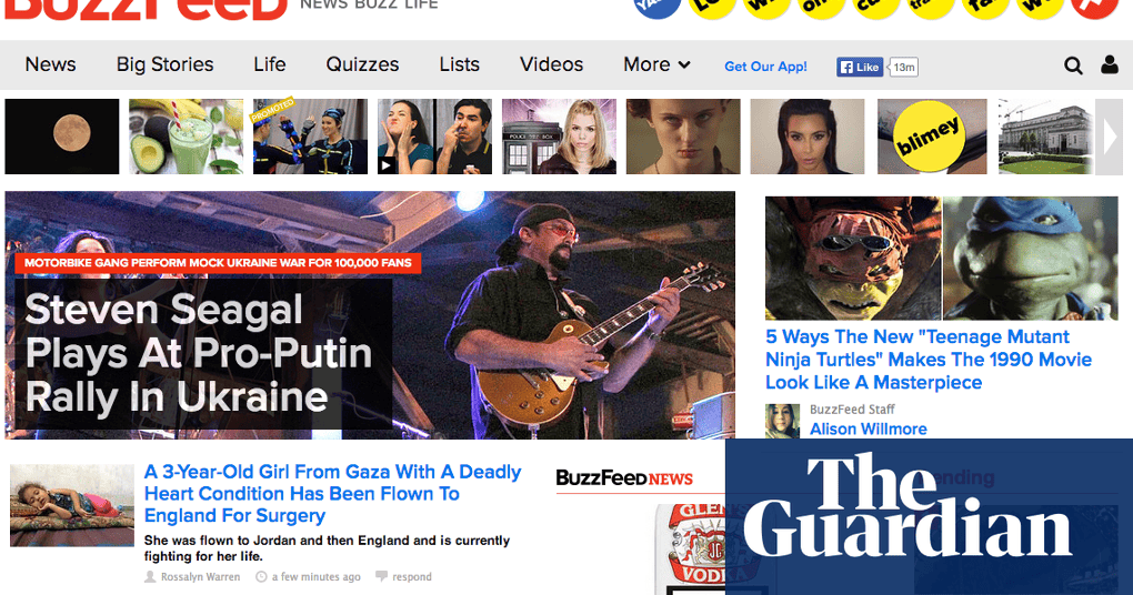 21 Things You Need To Know About Buzzfeed S Success Media The Guardian