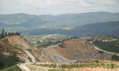 The Marlin mine in western Guatemala owned by Canadian firm Goldcorp. 