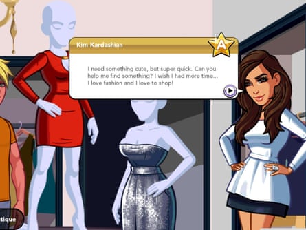 Kim Kardashian stars in her own game. She'll even let you pop round to her gaff.