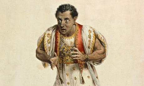 Edmund Kean as Othello. He died on stage playing the role