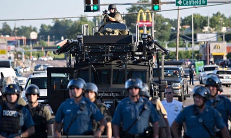 Michael Brown protests in Ferguson met with rubber bullets and ...