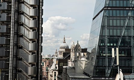 Leadenhall Building at 122 Leadenhall Street, otherwise know as the Cheesegrater, facing the Lloyds 