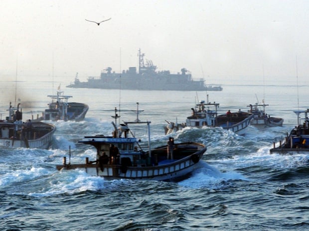 North Korean Pair Swim Across Sea Border To Defect To South Korea North Korea The Guardian North Korean Pair Swim Across Sea Border To Defect To South Korea North Korea The Guardian