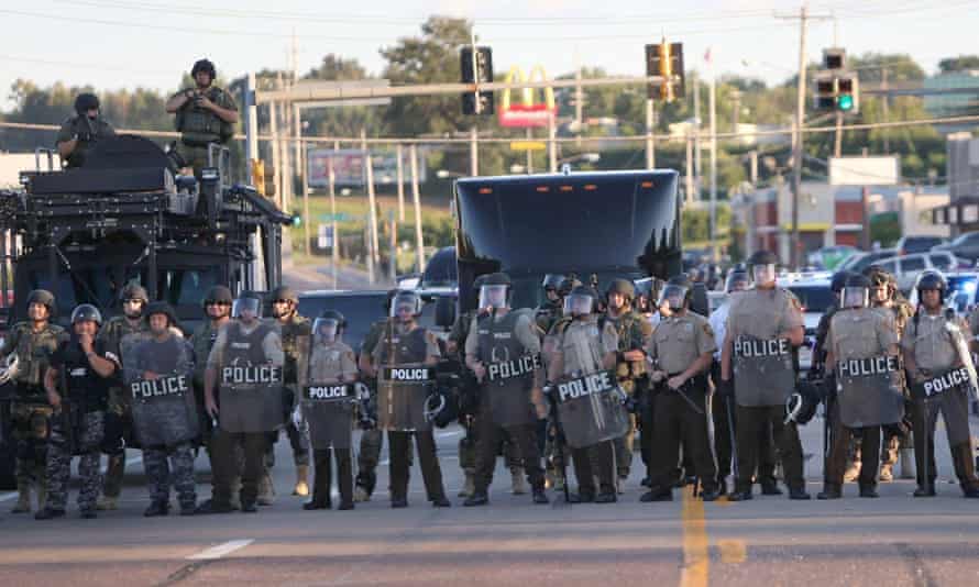 Ferguson Police A Stark Illustration Of Newly Militarised Us Law Enforcement Race The Guardian Ferguson Police A Stark Illustration Of Newly Militarised Us Law Enforcement Race The Guardian