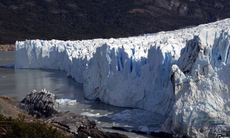 The Perito Moreno Glacier in Argentina. Human factors have been the biggest cause of receding glaciers in the world over the past twenty years, a new study says