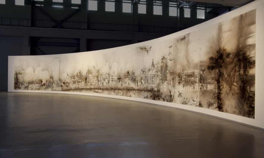 The Bund Without Us by artist Cai Guo Qiang