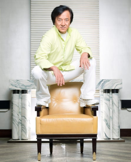 Jackie Chan shot for the Observer Magazine at the Corinthia Hotel in London SW1