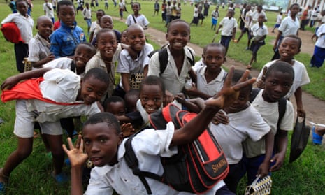 School children in Congo