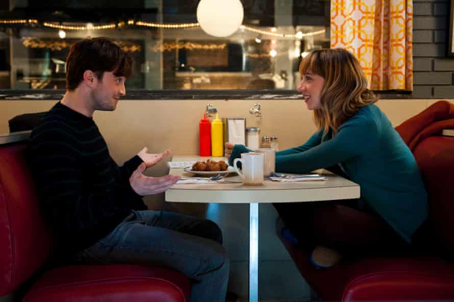 Daniel Radcliffe and Zoe Kazan in What If.