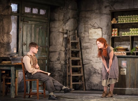 Daniel Radcliffe as Billy and Sarah Greene as Helen in The Cripple of Inishmaan