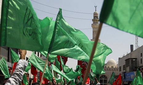 Palestinian supporters of Hamas