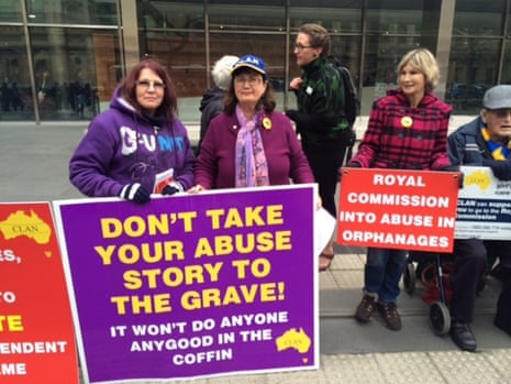 Royal commission protest