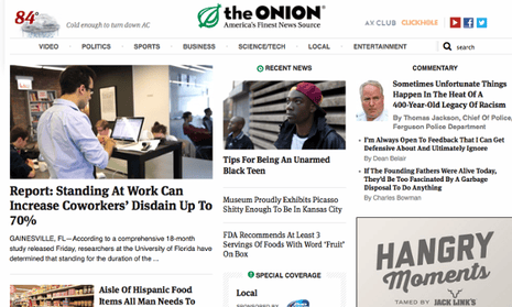 The Onion: no laughing matters for some Facebook users