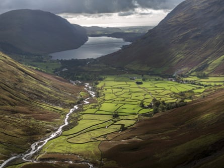 Wasdale Head from Great Gable.