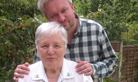 Pete Cashmore with his mum June