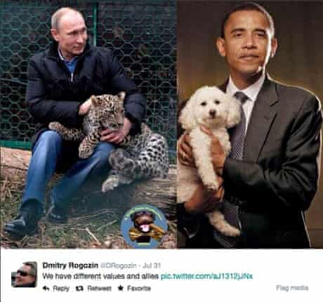 Putin and Obama tweet