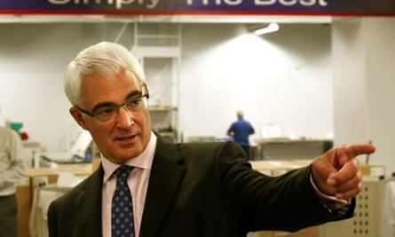 Alistair Darling, leader of the pro-union Better Together campaign