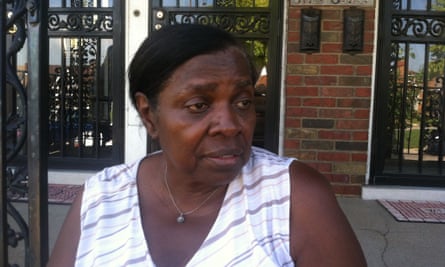 Doris Davis, eyewitness to the shooting of another man in the St Louis area.