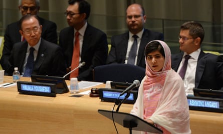 Malala speaks at UN HQ