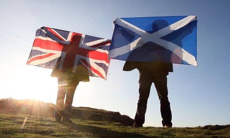 British and Scottish glags