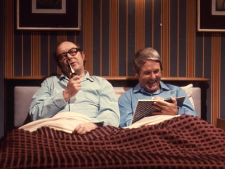 Morecambe and Wise, stars of communal Saturday night viewing.