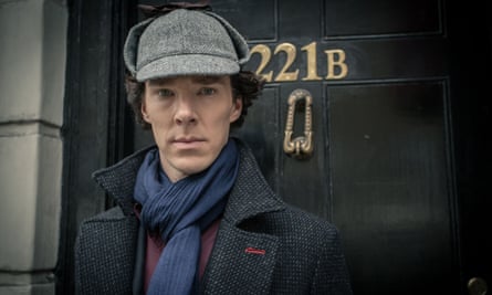 Benedict Cumberbatch in Sherlock. 
