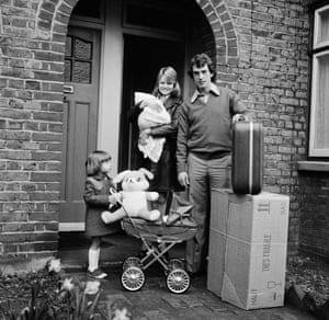 Stewart Houston of Manchester United with his family.