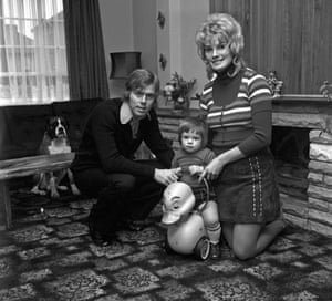 West Ham's Harry Redknapp with wife Sandra and his son Mark.