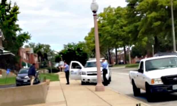 Police release video of Kajieme Powell fatal shooting in St Louis.