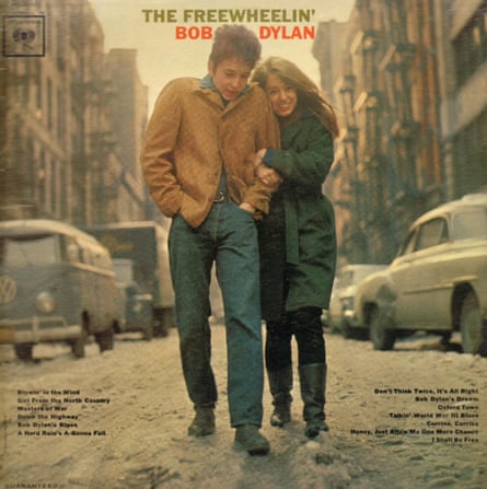 Freewheelin' Bob Dylan album cover