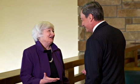 Janet Yellen  and Mario Draghi  