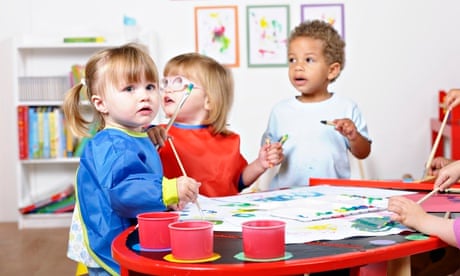 Toddlers in a nursery