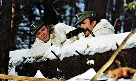 Richard Burton, left, and Clint Eastwood in Where Eagles Dare, 1968.