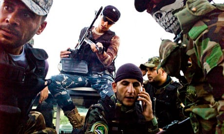 On the frontline with the Shia fighters taking the war to Isis