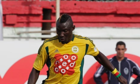 Albert Ebossé was killed by a projectile thrown from the crowd in an Algerian league match on Saturday.