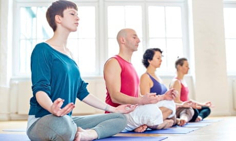 a meditation class in mindfulness