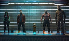 The stars of Guardians of the Galaxy